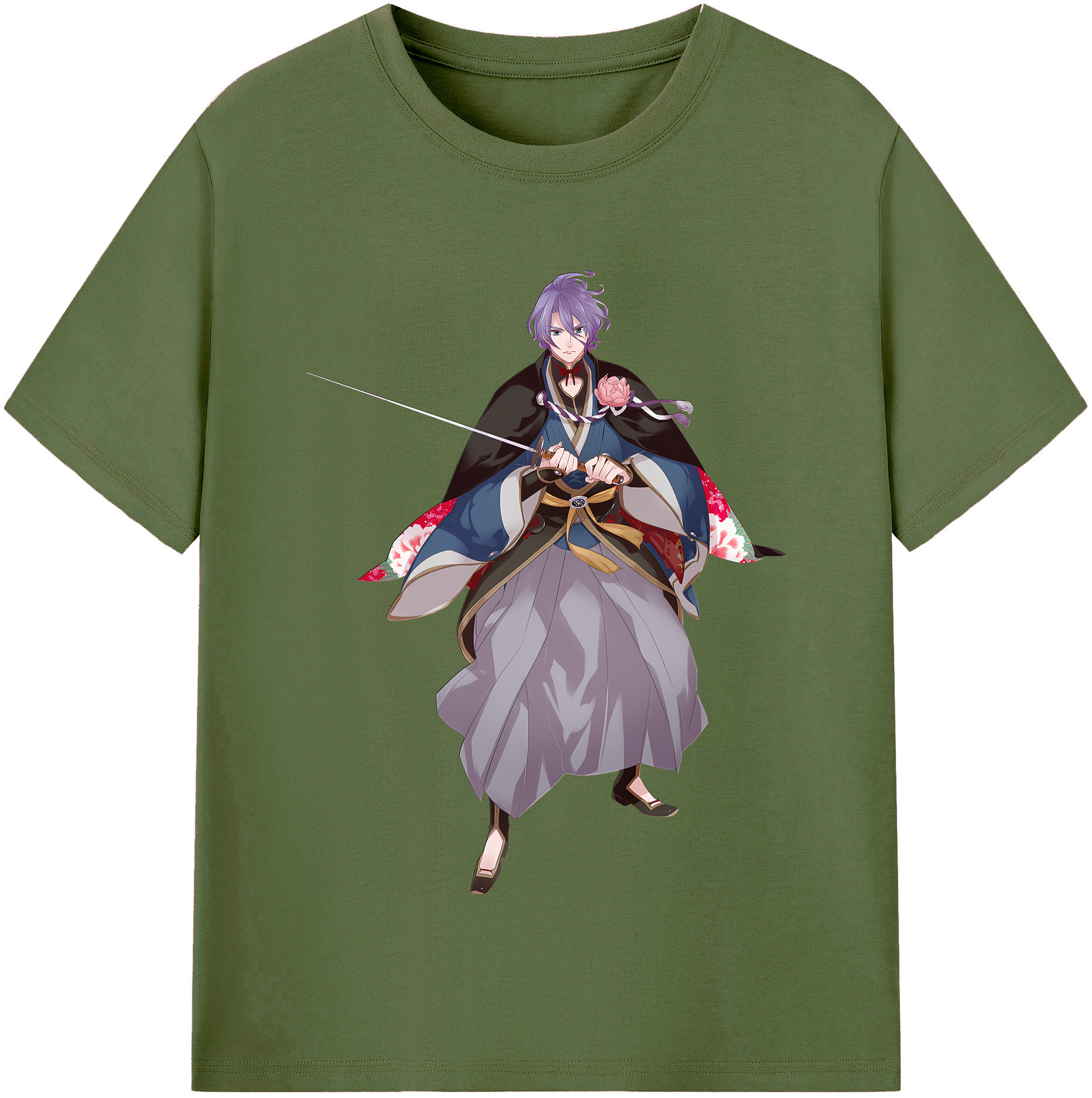 （画像用） 刀剣乱舞 Touken Ranbu 綿100％半袖Tシャツ（フロントプリント）